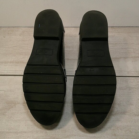 CLIFFS BY WHITE MOUNTAIN Women's Galah Penny Loafer Flats. Black Patent Size 9M - Picture 8 of 9